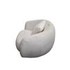 Image 3 : New Cozy Cream Boucle Chair, W36"