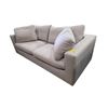 Image 2 : New Off-White Fabric Loveseat, W79"