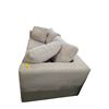 Image 3 : New Off-White Fabric Loveseat, W79"