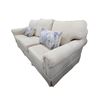 Image 2 : New Cozy Oatmeal Fabric 3-Seat Sofa, W82"
