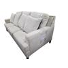 Image 2 : New Pale Gray Fabric 3-Seat Sofa - RV: $1475, W90"