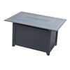 Image 2 : BNIB Paramount Gale Aluminum Convertible Fire Table, Rectangular, Slate Grey FP-341-GY MSRP $799