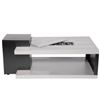Image 2 : BNIB Paramount Dray Aluminum Convertible Fire Table, Rectangular, Black and Grey FP-10185 BK MSRP $9