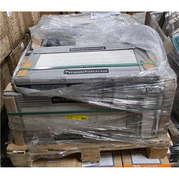 Veneto White 12-in x 24-in Porcelain Tile C3-T55 - 18 Boxes / 144 Pcs Total MSRP $850