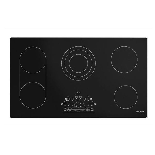 Like New Open box - Fulgor 36" Electric Cooktop - MSRP $1,689 - Model # F6RT36S2 - S/n Q428090008