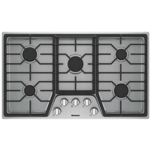 Like New Open box - Blomberg 36" Gas Cooktop - MSRP $1689 - Model # CTG36500SS - S/n 1910002703