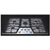 Image 2 : Like New Open box - Blomberg 36" Gas Cooktop - MSRP $1689 - Model # CTG36500SS - S/n 1910002703