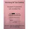 Image 3 : Like New Open box - Blomberg 36" Gas Cooktop - MSRP $1689 - Model # CTG36500SS - S/n 1910002703