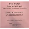 Image 4 : Like New Open box - Breda Washer - MSRP $1,399 - Model # LUWM91400 - S/n 73992052330053