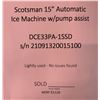 Image 6 : Scotsman 15" Automatic Ice Machine w/pump- MSRP $3,539 - Model # DCE33PA-1SSD - S/n: 21091320015100