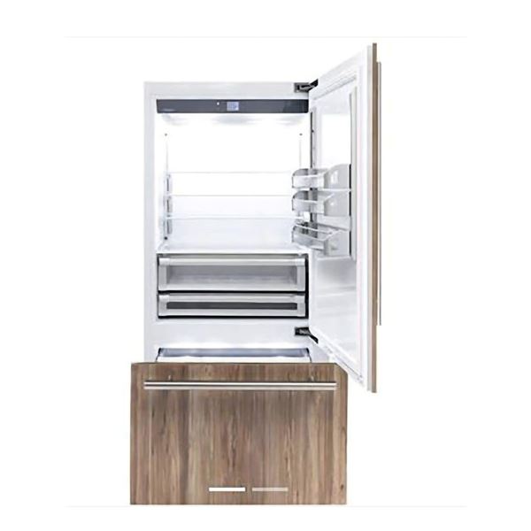 Fhiaba 30" Overlay Fridge w/ice maker - MSRP $10,769 - MODEL #BI30BI-LOT - s/n F20210802000007