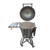 Image 5 : New Open box - Caliber Kamado grill/smoker w/cart - MSRP $3,868 - MODEL #CTP22-SS - S/n CTP2200059
