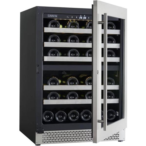 New Open Box - Cavavin 24" Dual Zone Wine Cooler - MSRP $1636 - MODEL #V-041WDZ - s/n 202204034