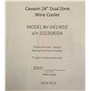 Image 7 : New Open Box - Cavavin 24" Dual Zone Wine Cooler - MSRP $1636 - MODEL #V-041WDZ - s/n 202204034