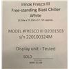 Image 3 : Irinox Fresco III Blast Chiller White - MSRP $7,599 - MODEL #FRESCO III D2001503 - s/n 220100324m