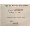Image 6 : Open Box - Fulgor 24" Built-in Coffee Maker - MSRP $4,999 - Model # F7BC24S1 - S/N Q816770023