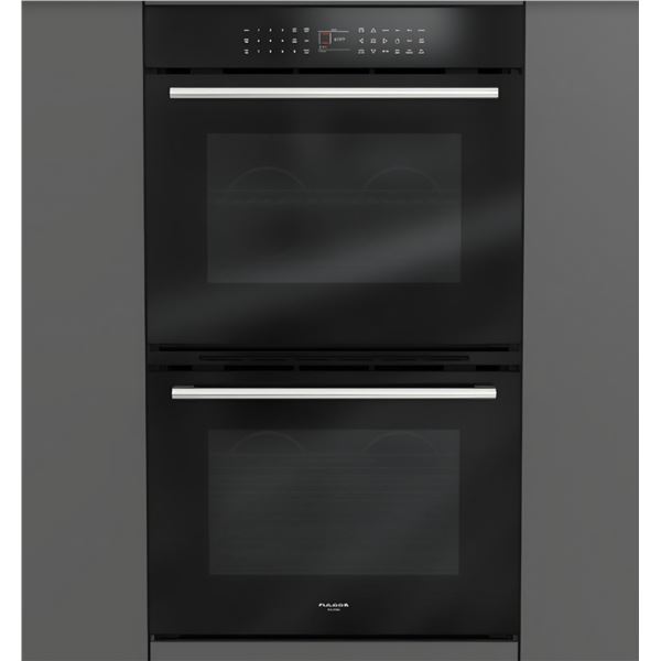 Fulgor 30" Double Oven Black Glass - MSRP $6,709 - MODEL #F7DP30B1 - s/n Q324060001