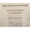 Image 8 : New Open Box - Fulgor 36"All Gas Accento Range - MSRP $7,489 - MODEL #F4PGR366S2 - s/n Q830220002