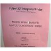 Image 5 : New Fulgor 30" Integrated Overlay Built-In Fridge Model FM4BM30FBI - S/N FULFULM30FBI24110010