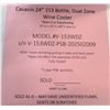Image 8 : Cavavin 24" 153 Bottle, Dual Zone Wine Cooler - Model V-153WDZ - S/n V-153WDZ-PSB-202502009