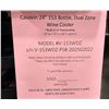 Image 7 : Cavavin 24" 153 Bottle, Dual Zone Wine Cooler - Model V-153WDZ - S/n V-153WDZ-PSB-202502022