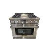 Image 1 : New Caliber 36" Gas Range 4 Burners w/ Griddle Model RG3G-N MSRP $19,000 (new showroom model) S/N CR