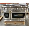 Image 2 : New Caliber 48" Gas Range SS w/ Brass Door Trims - Model RG4F-N-SS-PB - S/N CRCR22007 - MSRP $39,670