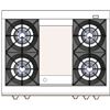 Image 2 : New Capital 36" Dual Fuel Range w/ Griddle, Built-In Rotisserie - Model COB362G2N - S/N COB06191003B