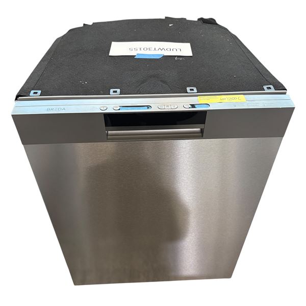 Breda Panel Ready Dishwasher Model LUDWT30155 MSRP $999 S/N 73936120230032 (used, like new)
