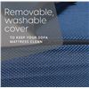 Image 2 : BNIB Milliard Bedding Tri-Fold Sofa Bed 78" x 76" x 4.5" MIL-TFSB-K-CA MSRP $249