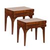 Image 1 : BNIB - PinkCity Imports - Group of 2 Sofia Night Stand Cognac - Model: SFNS-22 - RV $395