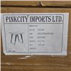 Image 3 : BNIB - PinkCity Imports - Group of 2 Yuki Live Edge Side Table White - Model: YUET24-BW - RV $225 ea