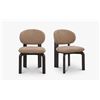 Image 1 : Set of 2 Sami Tan Dining Chairs