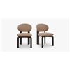 Image 2 : Set of 2 Sami Tan Dining Chairs