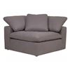Image 1 : BNIB Moe's Clay Corner CHair Livesmart Fabric Light Grey