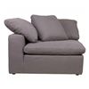 Image 2 : BNIB Moe's Clay Corner CHair Livesmart Fabric Light Grey