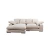 Image 1 : BNIB Moe's - Plunge Sectional Cappuccino - 106 x 46 x 34in - Retail Price: $3,249 - TN-1004-14-0