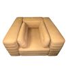 Image 2 : BNIB Sundays - Ribbed Venice Chair Deer Leather - 48 x 41 x 25in