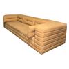 Image 2 : BNIB Sundays - Ribbed Venice Sofa Deer Leather - 102 x 41 x 25in