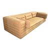 Image 3 : BNIB Sundays - Ribbed Venice Sofa Deer Leather - 102 x 41 x 25in