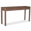Image 1 : BNIB Moe's - Wiley Console Table Vintage Brown - 57.5 x 16 x 30.5in - Retail Price: $1,499 - GZ-1168