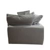 Image 4 : BNIB - Moe's Clay 2-Piece Modular Loveseat Livesmart Fabric - Grey - Retails: $3998