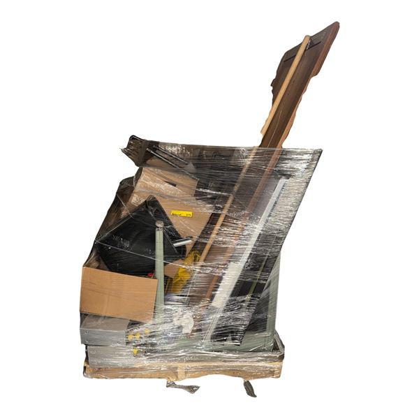 Pallet Lot - Assorted items, Contains: Furniture, Wall hangings, etc.