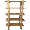 Image 2 : New Sunday's - Colapso Tall Single Bookcase Pale Oak - 47 x 17 x 70in - Retail Price: $1,999