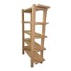 Image 4 : New Sunday's - Colapso Tall Single Bookcase Pale Oak - 47 x 17 x 70in - Retail Price: $1,999