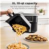 Image 2 : Ninja Foodi 10 QT 6-in-1 DualZone Smart XL Air Fryer, 2 Independent 5QT Baskets, Smart Cook Thermome