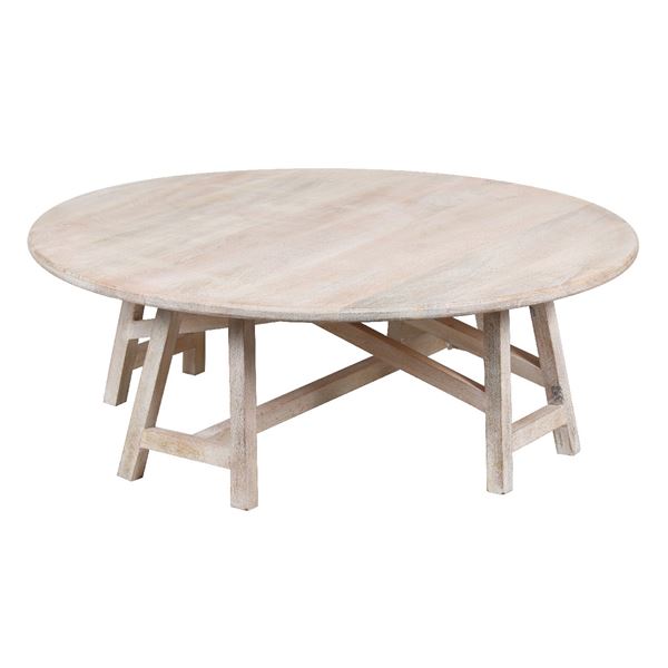 BNIB Coastal Coffee Table NEW PCG (52x52x18)
