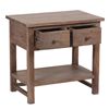 Image 2 : Farm House Night Stand 2 Drawer w/Shelf (31x21x30)
