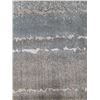 Image 3 : Modern Abstract Striped Sage Green & Beige Area Rug - Approx 8 x 10 ft