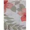 Image 3 : Large Floral Motif Area Rug in Coral Pink & Sage Green - Approx 8 x 10ft